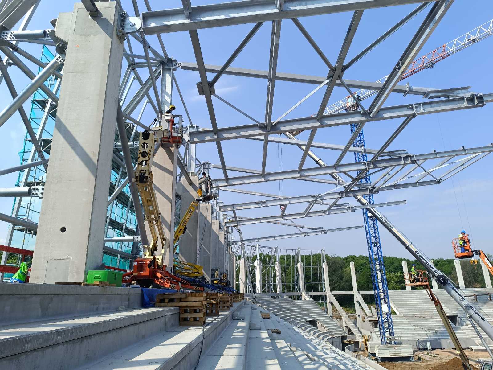 Stadium & Grandstand Construction - Aslan Yapi Metal Construction